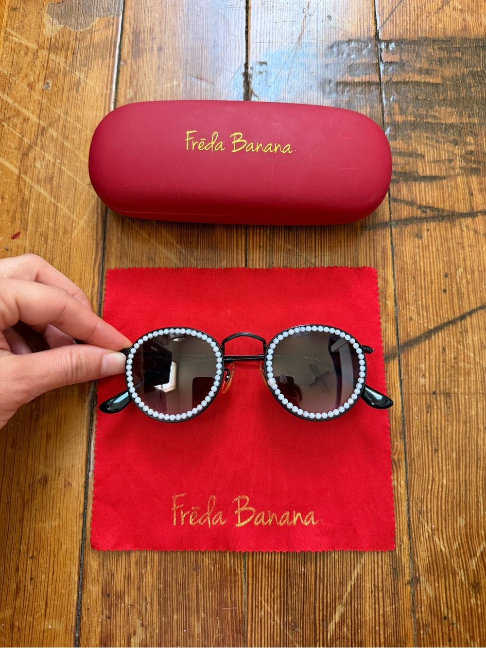 Sunglasses with Pearls Freda Banana